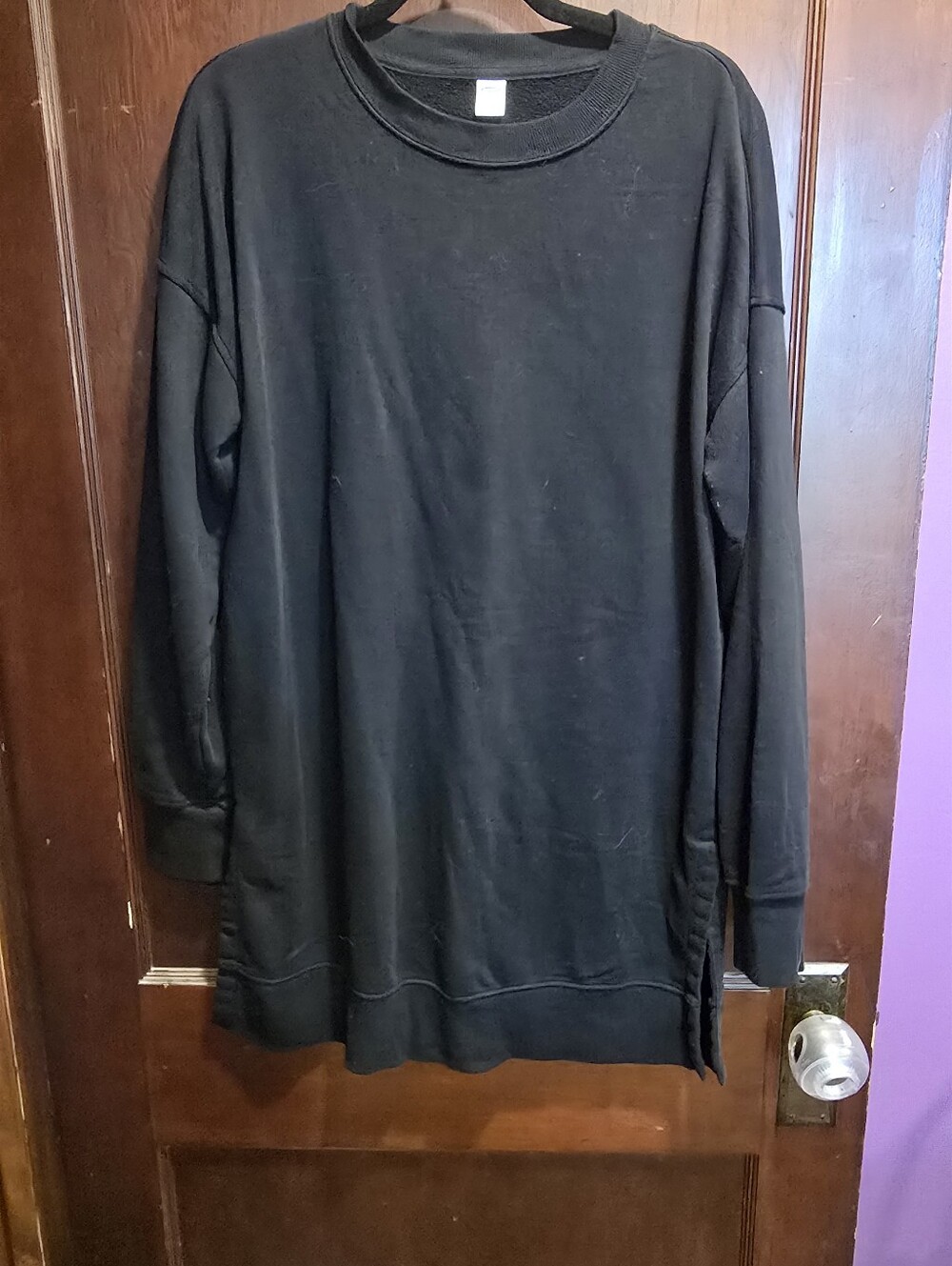 Old Navy Men's Black Crewneck Pullover Dress